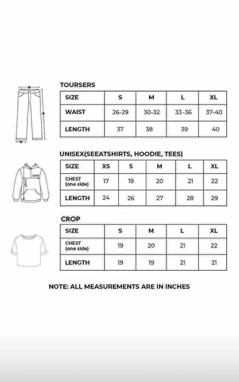 PINK COLLAR SWEATSHIRT PAIRS - SKY BLUE WIDE LEG JEANS