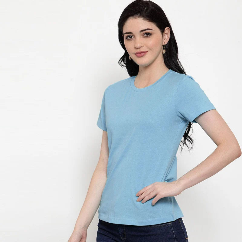 BASIC SKY BLUE TEE