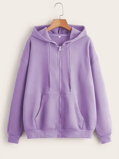 Basic Lilac Zipper