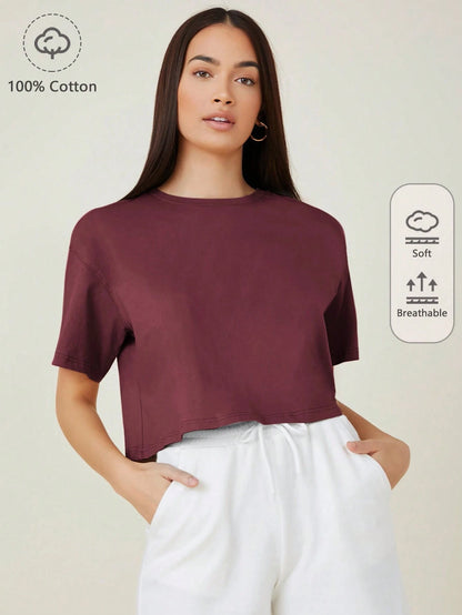 Basic Maroon Croptop