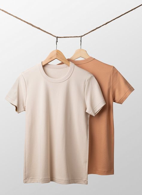 Unisex Pack Of 2 Tees ( Beige, Brown )