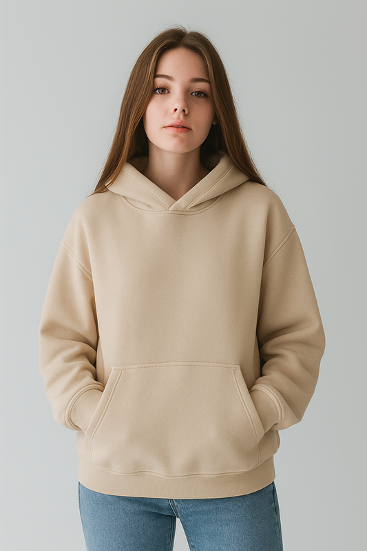 BASIC BEIGE HOODIE