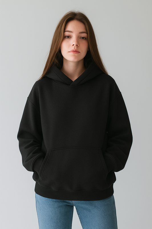 BASIC BLACK HOODIE