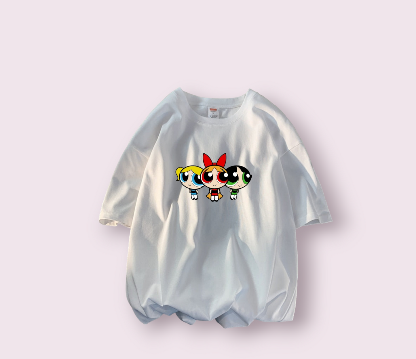 WHITE TEE 3 BUTTERCUPS