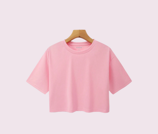PINK CROP TOP