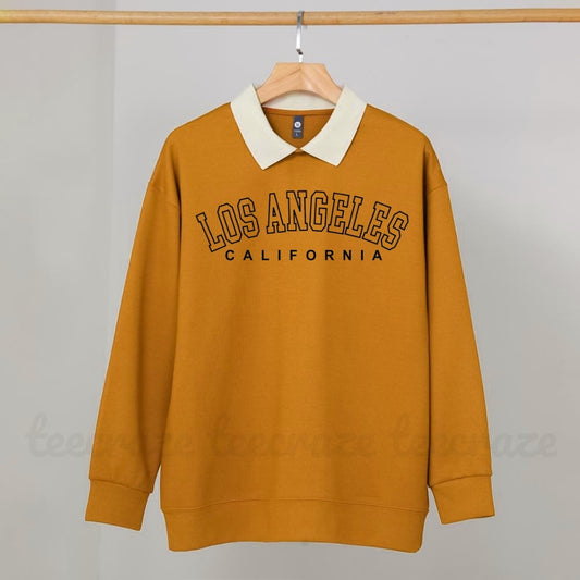 YELLOW COLLAR SWEATSHIRT LOSS ANGELES