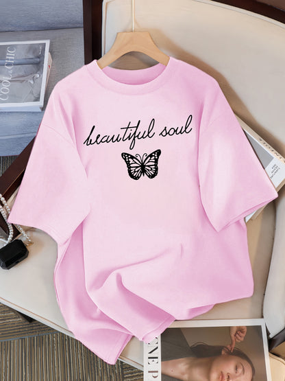 PINK T-SHIRT BEAUTIFUL SOUL