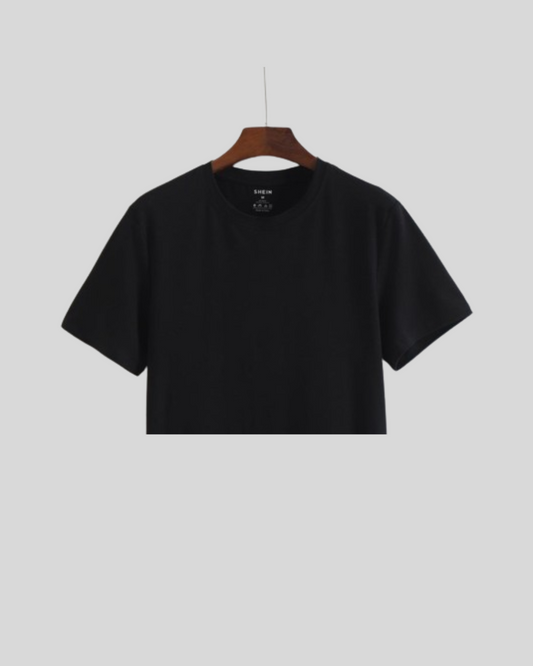 BASIC BLACK CROP TOP