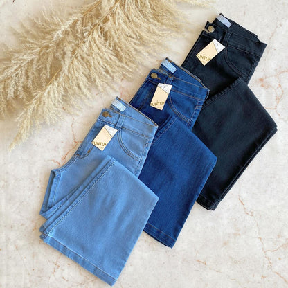 PACK OF 3 DENIM JEANS BLACK, MID BLUE , SKY BLUE