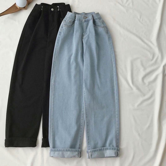 PACK OF 2 BLACK AND SKY BLUE JEANS
