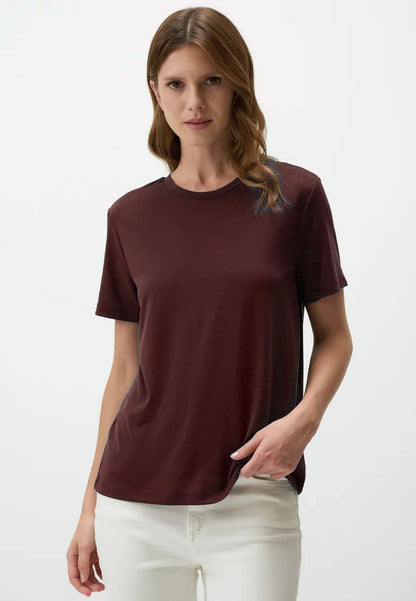 BASIC MAROON TEE SHIRT