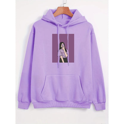 UNISEX LILAC HOODIE SELFIE GIRL