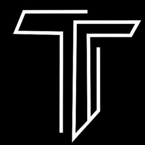 White logo and text 'TEECRAZE' on a black background